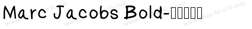 Marc Jacobs Bold字体转换